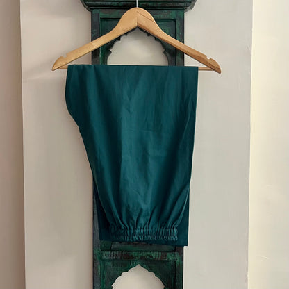 Mira Cotton Co-ord Set - Teal & Blue