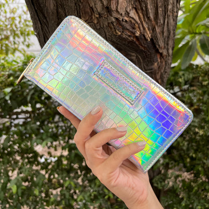 Glitzy Wallet - Silver