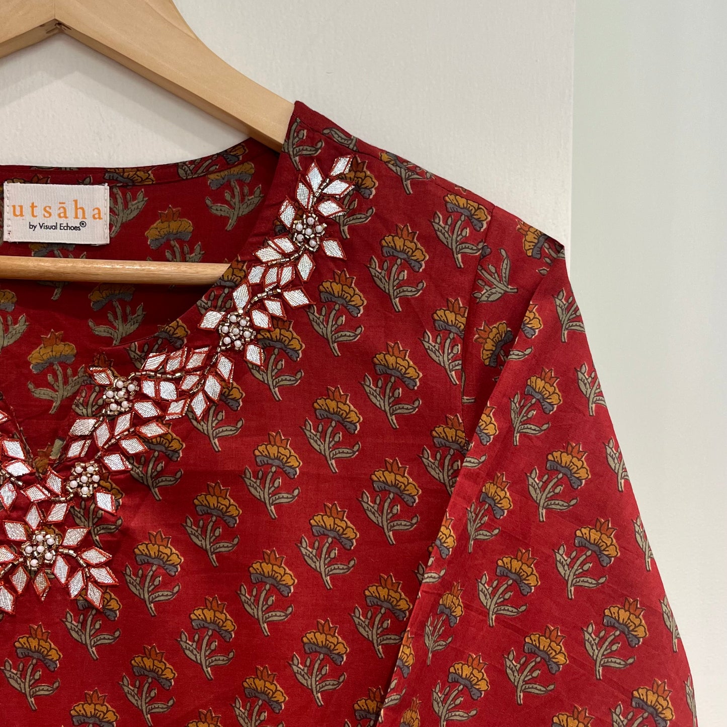 Kriti Handcrafted Kurtas - Maroon