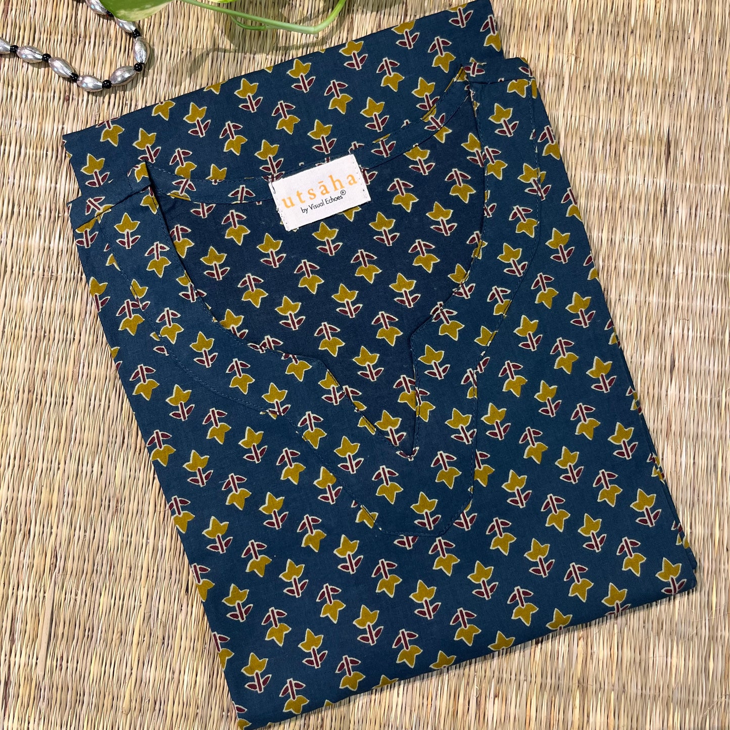 Rozana 2.0 Pure Cotton Kurta_Green