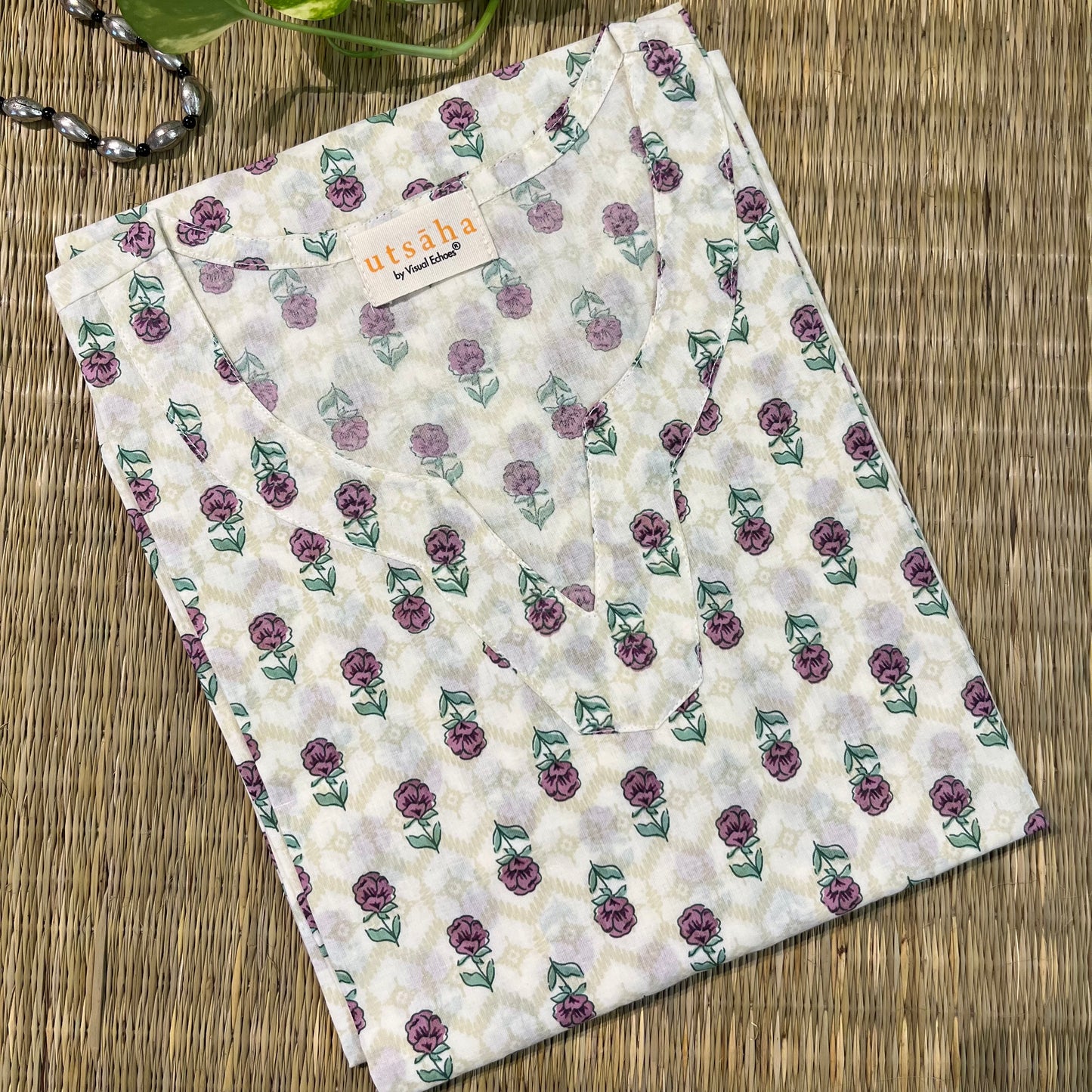 Rozana 2.0 Pure Cotton Kurta_Ivory