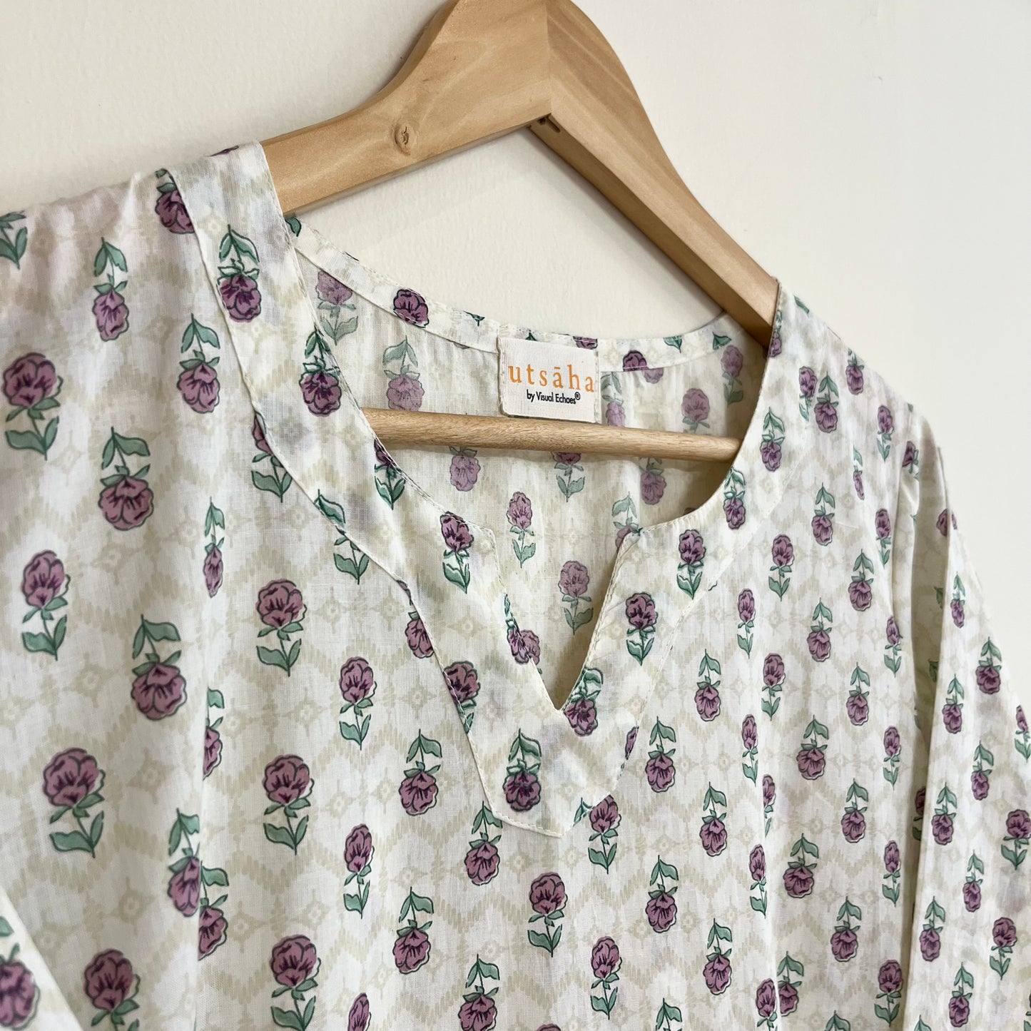 Rozana 2.0 Pure Cotton Kurta_Ivory