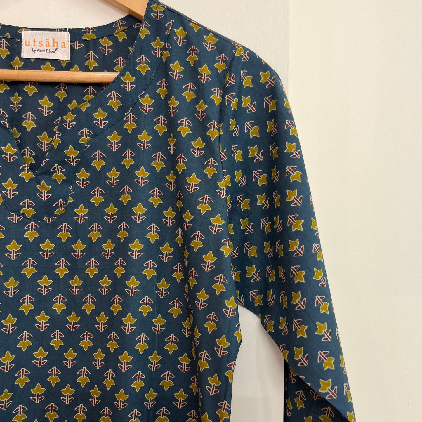 Rozana 2.0 Pure Cotton Kurta_Green