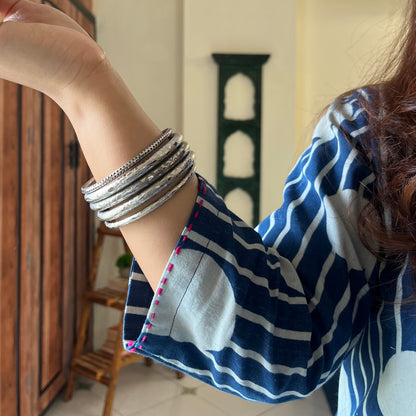 Indigo Chaap Pure Cotton Kurta