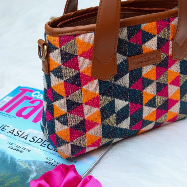 Lush Sling Handbag_Vibrant Chevron