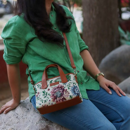 Lush Sling Handbag_Floral Bliss