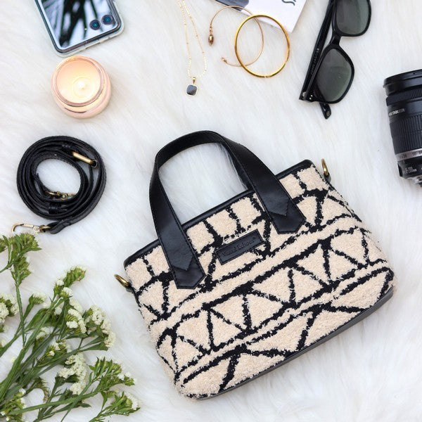 Lush Sling Handbag_Turkish Monochrome