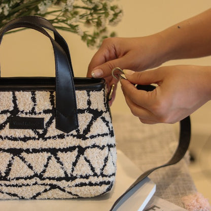 Lush Sling Handbag_Turkish Monochrome