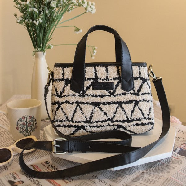 Lush Sling Handbag_Turkish Monochrome