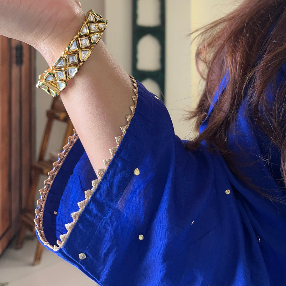 Rangrez Festive Edit - Royal Blue (Kurta, Pant & Dupatta)