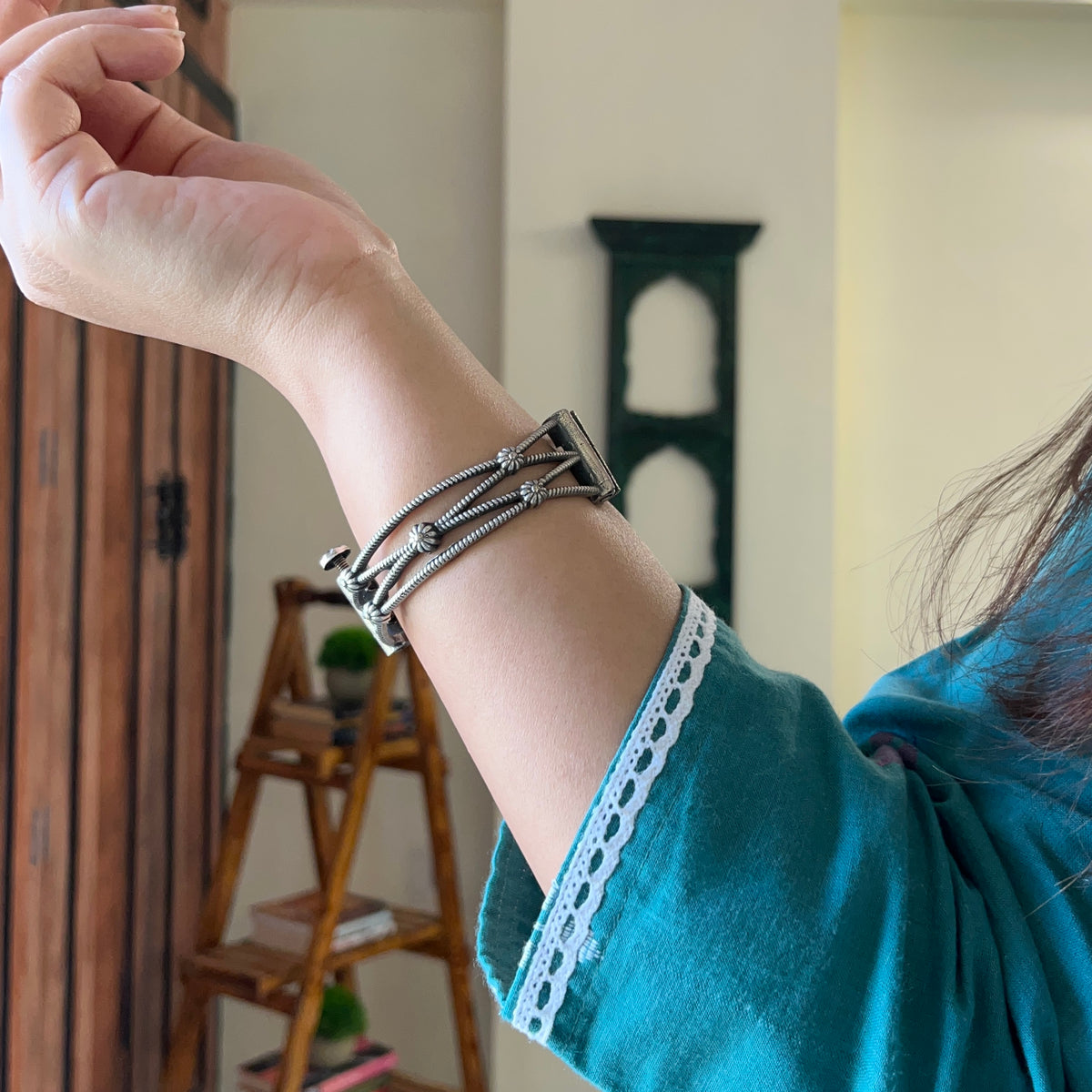 Reet Soft Handloom Kurta - Soft Pine Green